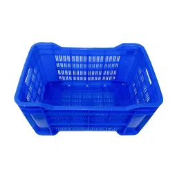 Spillbox Plastic 600x400x325 mm Blue Heavy Duty Crate For Home And Industrial Use-picture-19