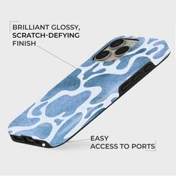 PEEPERLY Women Sobremesa Abstract Printed Impact Resistant iPhone 13 Pro Crystal Back Case image 3