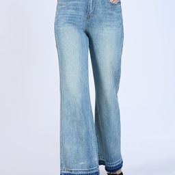 SHOWOFF Women Comfort Bootcut Light Fade Acid Wash Stretchable Jeans-picture-18