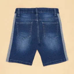 YU by Pantaloons Kids Blue Regular Fit Shorts image 4