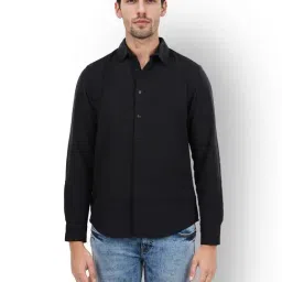 celio celio* Black Regular Fit Cotton Shirt-picture-20