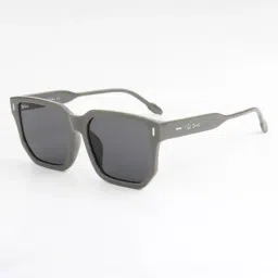 Ted Smith Black UV Protection Square Unisex Sunglasses image 2