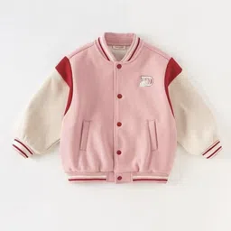 YK Girls Pink Solid Long Sleeves Cotton Sweatshirts-image-34