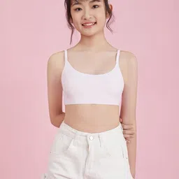 braafee Girls Beginners Non Padded Teenager Full Coverage Cotton Bra image 3