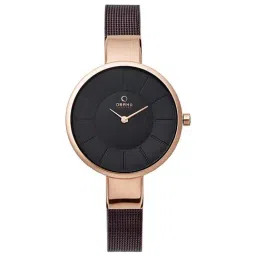 OBAKU V149LXVNMN Sol Walnut Analog Watch for Women-picture-12