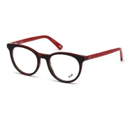 WEB EYEWEAR Brown Round Unisex Eye Frames-picture-14