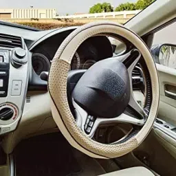 Auto Pearl Ring Type Car Steering Wheel Cover Compatible with Amaze Type-1 image 4