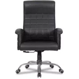 Ib basics High Back Europa Leatherette Brown Executive Chair image 1