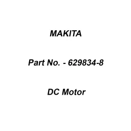 Makita DC Motor Suitable For MT081, Part No 629834-8-image-75
