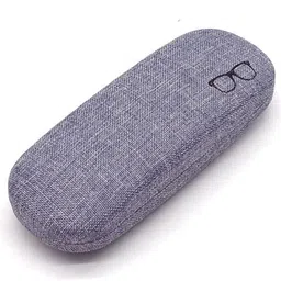 oku 1 UL88 Linen PU Leather Sunglasses Cases Unisex Pouch For Eyewear Spectacles Frames Cover Goggles For Men & Women Combo Of 2 (Grey & Purple) image 4