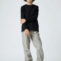 Koton Boys Regular Fit Mid-Rise Trousers-picture-29