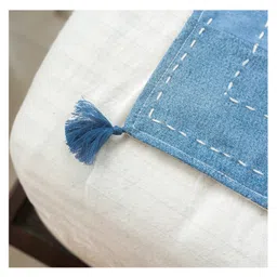 Dwij Products Upcycled Denim Set of 2 Cushion Covers (Boxed) - 450 g image 4