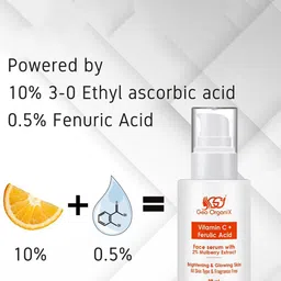 Geo OrganiX Vitamin C & Ferulic Acid Face Serum - 30 ml image 3