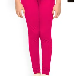 Tik Tok WEARS Girls Pack Of 2 Mid-Rise Churidar Length Leggings-picture-36