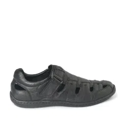 ID Men's Black Fisherman Sandals image 2