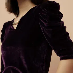 Ginger by Lifestyle Purple Regular Fit Top image 5