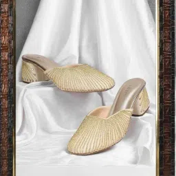 Metro Women's Gold Mules-picture-40