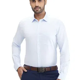 Park Avenue Green Regular Fit Shirt-image-5
