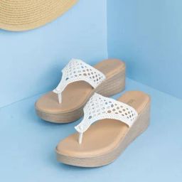 Inc.5 Women's White T-Strap Wedges-picture-12