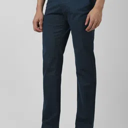 Van Heusen Sport Men Checked Regular Fit Cotton Trouser image 2