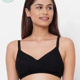 Inner Sense Black Non Wired Padded Nursing Bra-picture-30