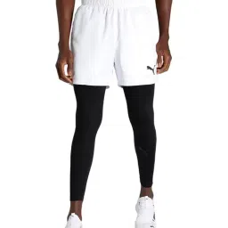 Puma Active Woven 5" White Polyester Shorts-image-20