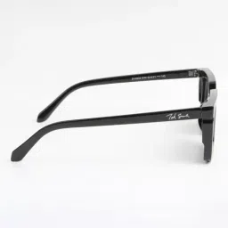 Ted Smith Black UV Protection Rectangular Unisex Sunglasses image 5