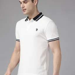U.S. Polo Assn. Denim Co. Pure Cotton Polo Collar T-Shirt image 2