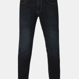 Spykar Blue Cotton Regular Fit Jeans image 5