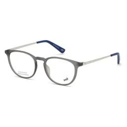 WEB EYEWEAR Grey Round Eye Frames for Women-image-62