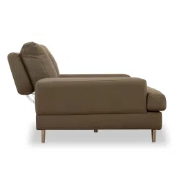 Durian Benjamin Grey Premium Leatherette 2 Seater Sofa image 5