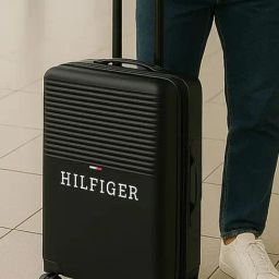TOMMY HILFIGER Black Mckinley Textured Small Hard Sided Cabin Trolley-picture-33