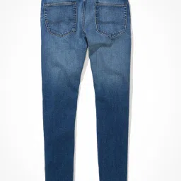 American Eagle Men Blue AirFlex+ Athletic Skinny Jean image 5