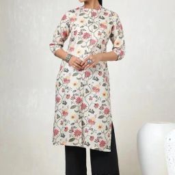 Soch Cream Floral Print Kurta-picture-29