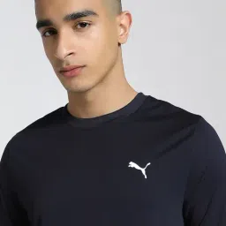 Puma Blue Regular Fit T-Shirt image 4