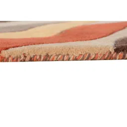Presto Orange Wool Hand Tufted Carpet image 5