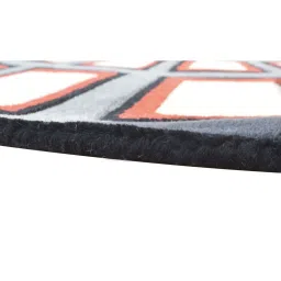 Presto Orange & Grey Wool Hand Tufted Carpet image 5