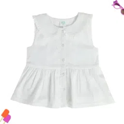 Miniklub Girls White Regular Fit Top-picture-33