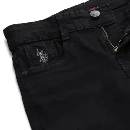 u.s. polo assn. US Polo Kids Boys Black Cotton Jeans image 5