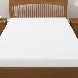 BIANCA White Solid Waterproof Queen Size Mattress Protector image 4