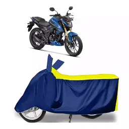 Auto Pearl Bike Cover for Honda Hornet 2.0 (Yellow & Blue)-picture-28