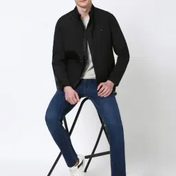 Peter England Black Regular Fit Jacket image 5