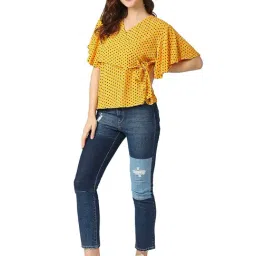 Pepe Jeans Yellow Printed Top image 4