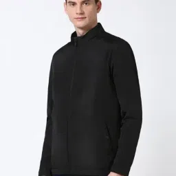 Peter England Black Regular Fit Jacket image 3