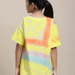 Kidsville Hello Kitty Printed Multicolor Regular Fit T-Shirt For Girls image 2