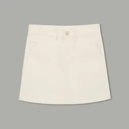 Fame Forever by Lifestyle Kids Off White Regular Fit Skirt-image-80