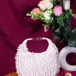 Swisni Women Embellished Miniature Satchel Bag-image-4
