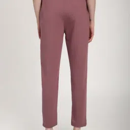 R&B Mauve Polyester Relaxed Fit Trackpants image 2