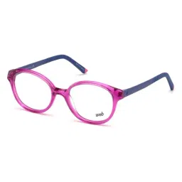 WEB EYEWEAR Pink Round Eye Frames for Girls-image-7