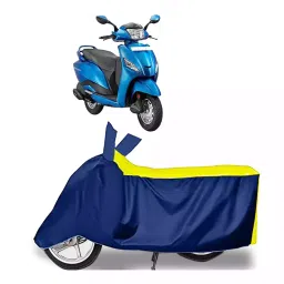 Auto Pearl Bike Cover for Hero Maestro (Yellow & Blue)-picture-23